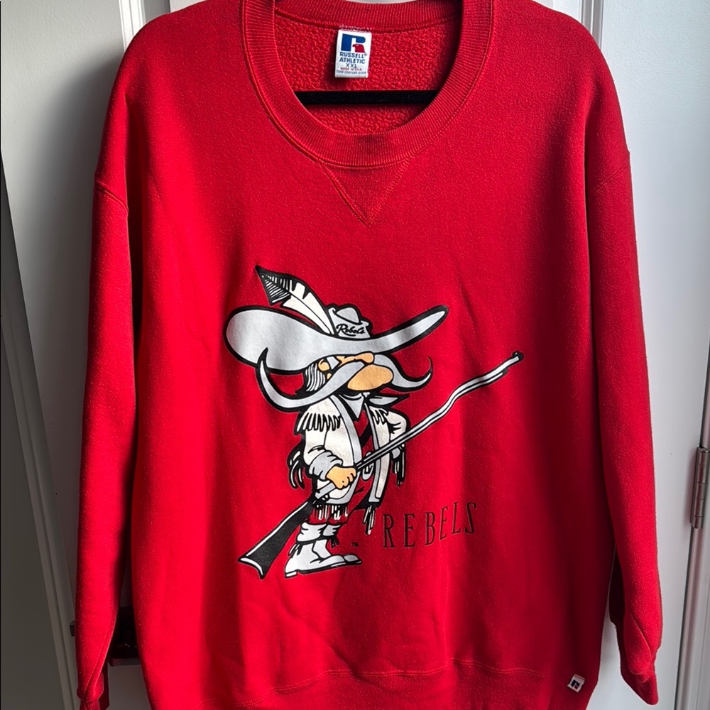 Vintage Nevada Rebels Red Crewneck Sweater